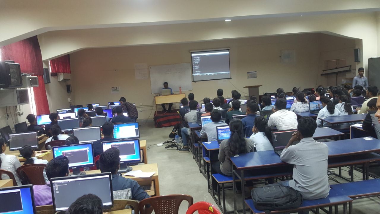 Web designing & development workshop 2k18