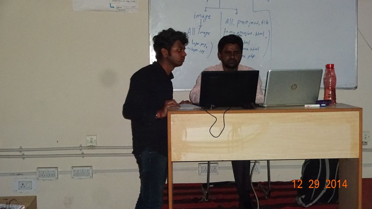 Web designing & development workshop 2k18