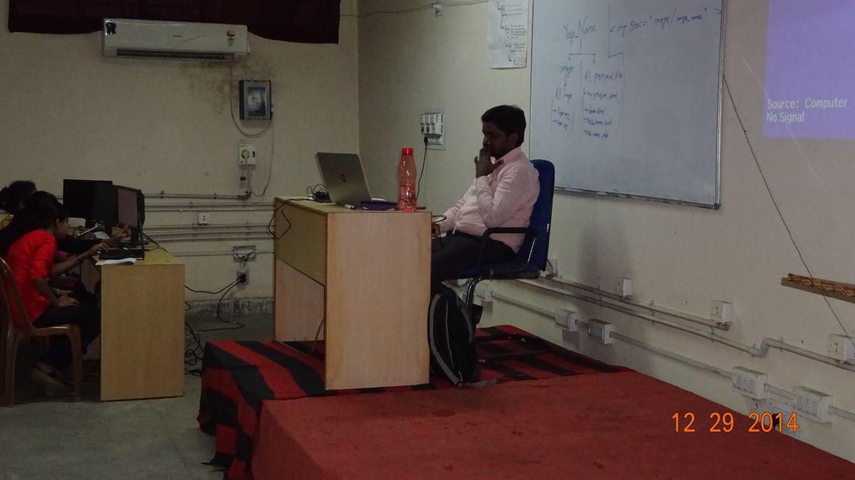 Web designing & development workshop 2k18