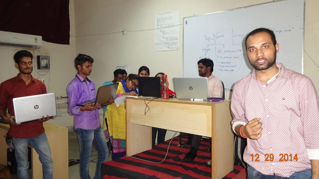 Web designing & development workshop 2k18