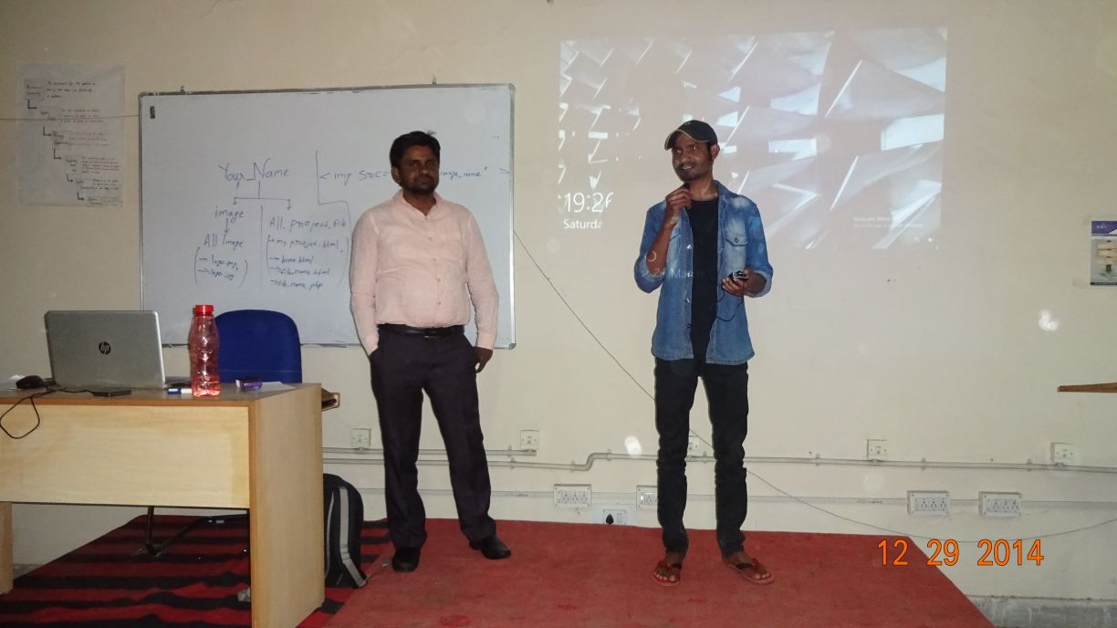 Web designing & development workshop 2k18