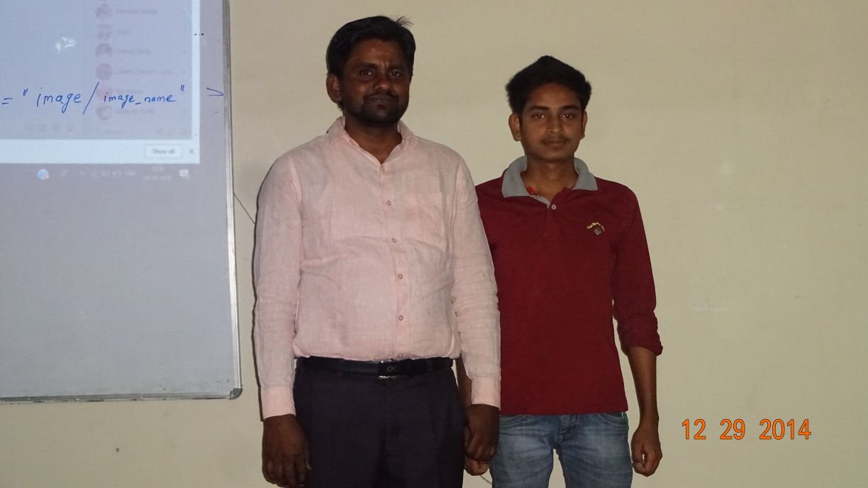 Web designing & development workshop 2k18